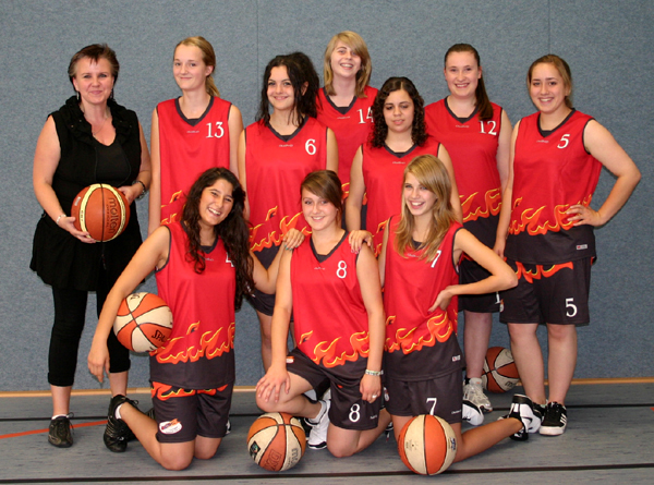 Mannschaftsfoto der U17w-Damenmannschaft Saison 2011/2012